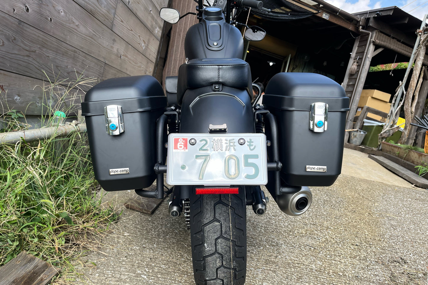 DOPE-RBD69 パニアケース+ガードバー付き for Rebel250/300/500