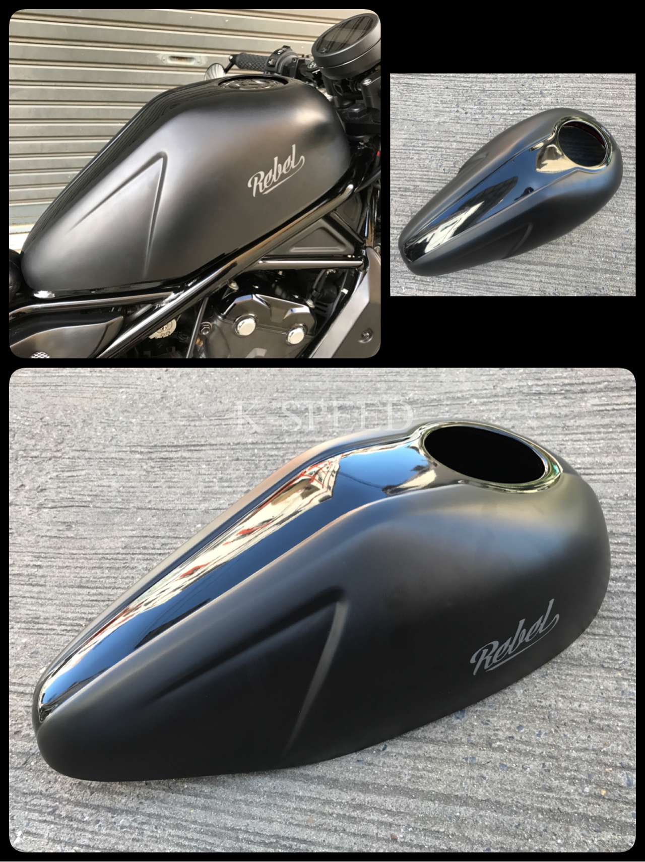 K-SPEED-RB0051J タンクカバー for Rebel250~500